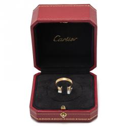 Pre Owned Cartier Love Yellow Gold Ring Size 54