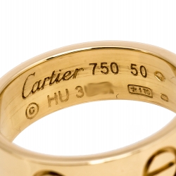 مملوكة مسبقًا خاتم كارتييه لوف حلقة ذهب أصفر عيار 18 مقاس 50