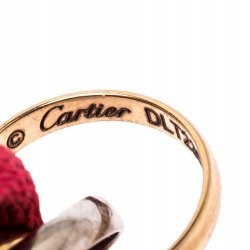 Cartier Trinity De Cartier 18K Three Tone Gold Adjustable Cord Bracelet