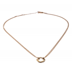 Pre Owned Cartier Trinity De Cartier 18K Three Tone Gold Necklace