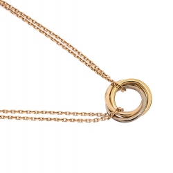 Pre Owned Cartier Trinity De Cartier 18K Three Tone Gold Necklace