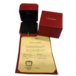 Pre Owned Cartier 18K Three Tone Trinity Ring Size 50