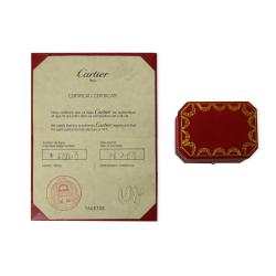 Pre Owned Cartier 18K Yellow Gold Double C Logo Earrings