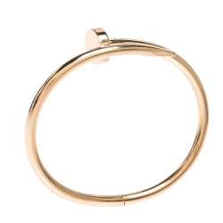 Pre Owned Cartier Juste Un Clou 18K Rose Gold Bracelet 16