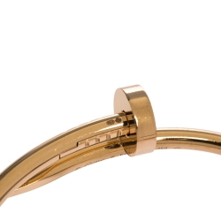 Pre Owned Cartier Juste Un Clou 18K Rose Gold Bracelet 16