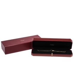 Pre Owned Cartier Love 2 Hoops 18K Rose Gold Bracelet