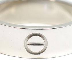 Pre Owned Cartier Love 18K White Gold Ring Size 51