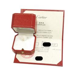 Pre Owned Cartier Love 18K White Gold Ring Size 51