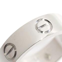 Pre Owned Cartier Love 18K White Gold Ring Size 51