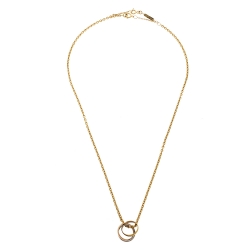 مملوكة مسبقًا Cartier Trinity Vintage 18K Three Tone Gold Pendant Necklace