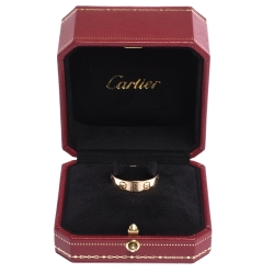 Pre Owned دبلة كارتييه لوف ذهب وردي عيار 18 مقاس 64