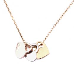 مملوكة مسبقًا Cartier Hearts 18K Gold Pendant Necklace