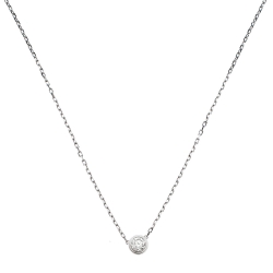 مملوكة مسبقًا Cartier Diamants Légers Diamond 18K White Gold Necklace