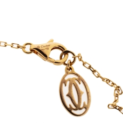 Pre Owned قلادة كارتييه زفيرز ليغري ذهب وردي عيار 18 زفير