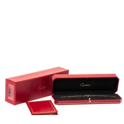 مملوكة مسبقًا سوار كارتييه لوف ألماس ذهب أصفر عيار 18 بسلسلة