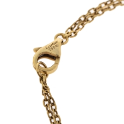 مملوكة مسبقًا سوار كارتييه لوف ألماس ذهب أصفر عيار 18 بسلسلة