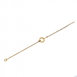 مملوكة مسبقًا سوار كارتييه لوف ألماس ذهب أصفر عيار 18 بسلسلة