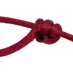 Pre Owned Cartier Trinity de Cartier 18K Three Tone Gold Adjustable Cord Bracelet