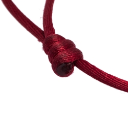 Pre Owned Cartier Trinity de Cartier 18K Three Tone Gold Adjustable Cord Bracelet