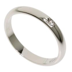 Pre Owned Cartier 1895 Platinum Diamond Wedding Band Ring Size 49