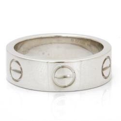 مملوكة مسبقًا Cartier Love 18K White Gold Ring Size 48
