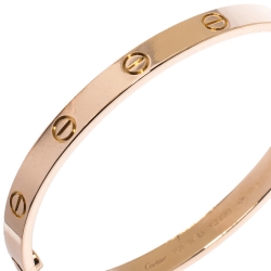 مملوكة مسبقًا سوار كارتييه لاف ذهب أصفر عيار 18 17 سم