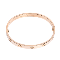 مملوكة مسبقًا سوار كارتييه لاف ذهب أصفر عيار 18 17 سم