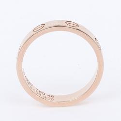 Pre Owned Cartier 18 K Yellow Gold Love Wedding Band Size 48