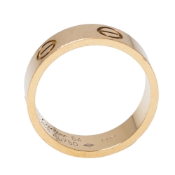 Pre Owned خاتم كارتييه لوف ذهب أصفر عيار 18 مقاس 54