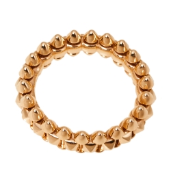 Pre Owned خاتم كارتييه "كلاش دو كارتييه ذهب وردي عيار 18 مقاس 52