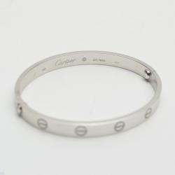 Pre Owned Cartier 18KT White Gold Love Bracelet