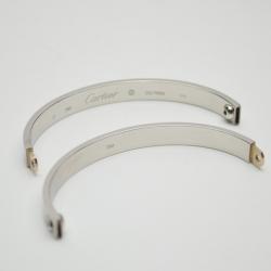 Pre Owned Cartier 18KT White Gold Love Bracelet