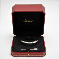 Pre Owned Cartier 18KT White Gold Love Bracelet