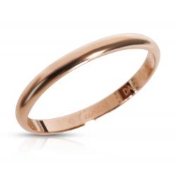 Pre Owned Cartier 1895 Wedding 18K Rose Gold Ring Size EU 62