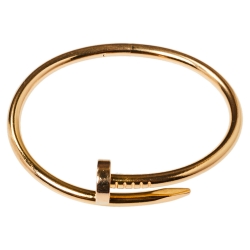 Pre Owned سوار كارتييه "جوست اون كلو" ذهب وردي عيار 18 مقاس 15