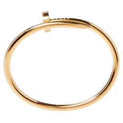 Pre Owned سوار كارتييه "جوست اون كلو" ذهب وردي عيار 18 مقاس 15