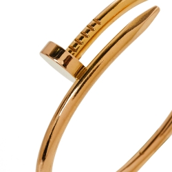 Pre Owned سوار كارتييه "جوست اون كلو" ذهب وردي عيار 18 مقاس 15