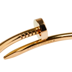 Pre Owned سوار كارتييه "جوست اون كلو" ذهب وردي عيار 18 مقاس 15