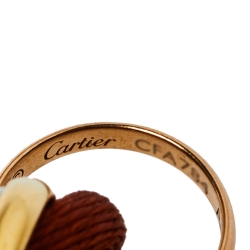 مملوكة مسبقًا سوار كارتييه ترينيتي حبل قابل للتعديل و ذهب ثلاثي اللون عيار 18 