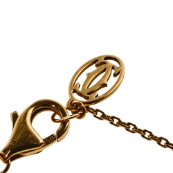 مملوكة مسبقًا Cartier Diamants Legers de Cartier Diamond 18K Yellow Gold Bracelet XS