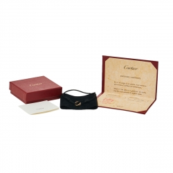 Pre Owned Cartier Trinity 18K Three Tone Gold Adjustable Cord Bracelet