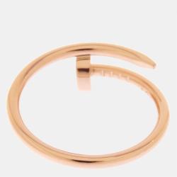 Pre Owned Cartier Juste Un Clou 18K Rose Gold Ring EU 53