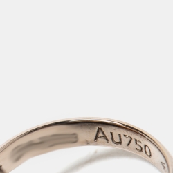 Pre Owned Cartier Trinity Ceramic 18k White Gold Adjustable Cord Bracelet