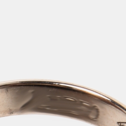 Pre Owned Cartier Trinity Ceramic 18k White Gold Adjustable Cord Bracelet