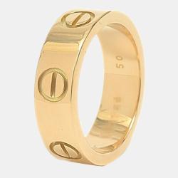 مملوكة مسبقًا Cartier Love 18K Yellow Gold Ring EU 50