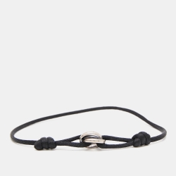 مملوكة مسبقًا Cartier Trinity Ceramic 18k White Gold Adjustable Cord Bracelet