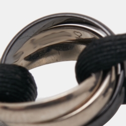 مملوكة مسبقًا Cartier Trinity Ceramic 18k White Gold Adjustable Cord Bracelet