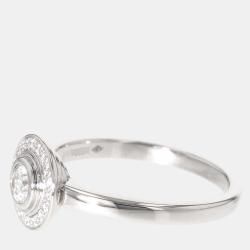 مملوكة مسبقًا Cartier D'amour Platinum Diamond Ring EU 50