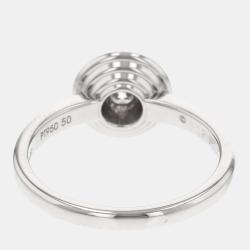 مملوكة مسبقًا Cartier D'amour Platinum Diamond Ring EU 50