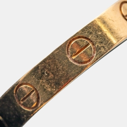 مملوكة مسبقًا Cartier Love 18k Yellow Gold Wedding Band Ring Size 53